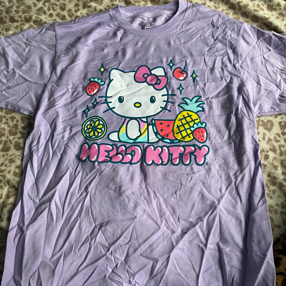 Sanrio Purple Hello Kitty Short Sleeve Tee